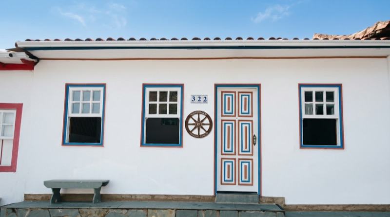 Fachada da Hospedagem Rancho Fundo